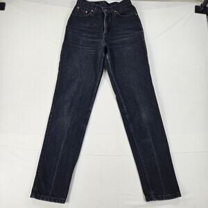 Vintage Made in USA Levi High Rise Black Mom Jeans Women's‎ Size 7